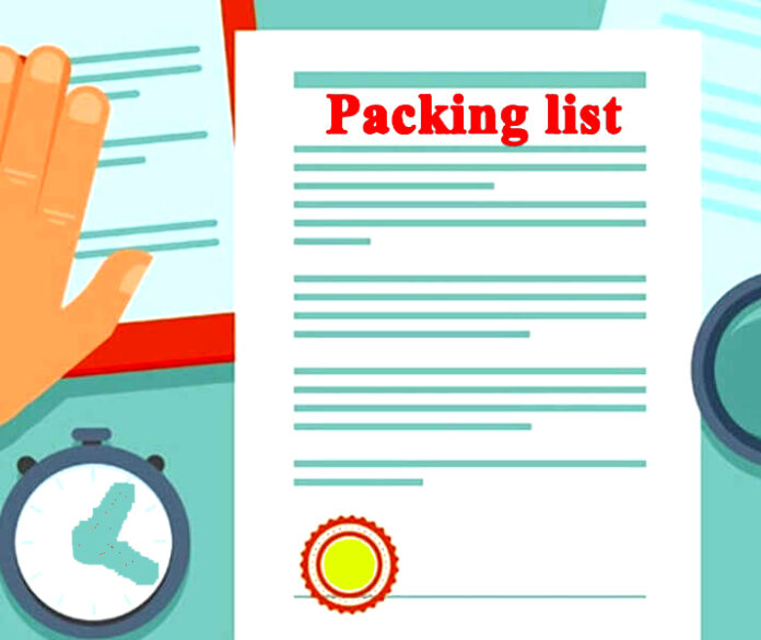 Packing List